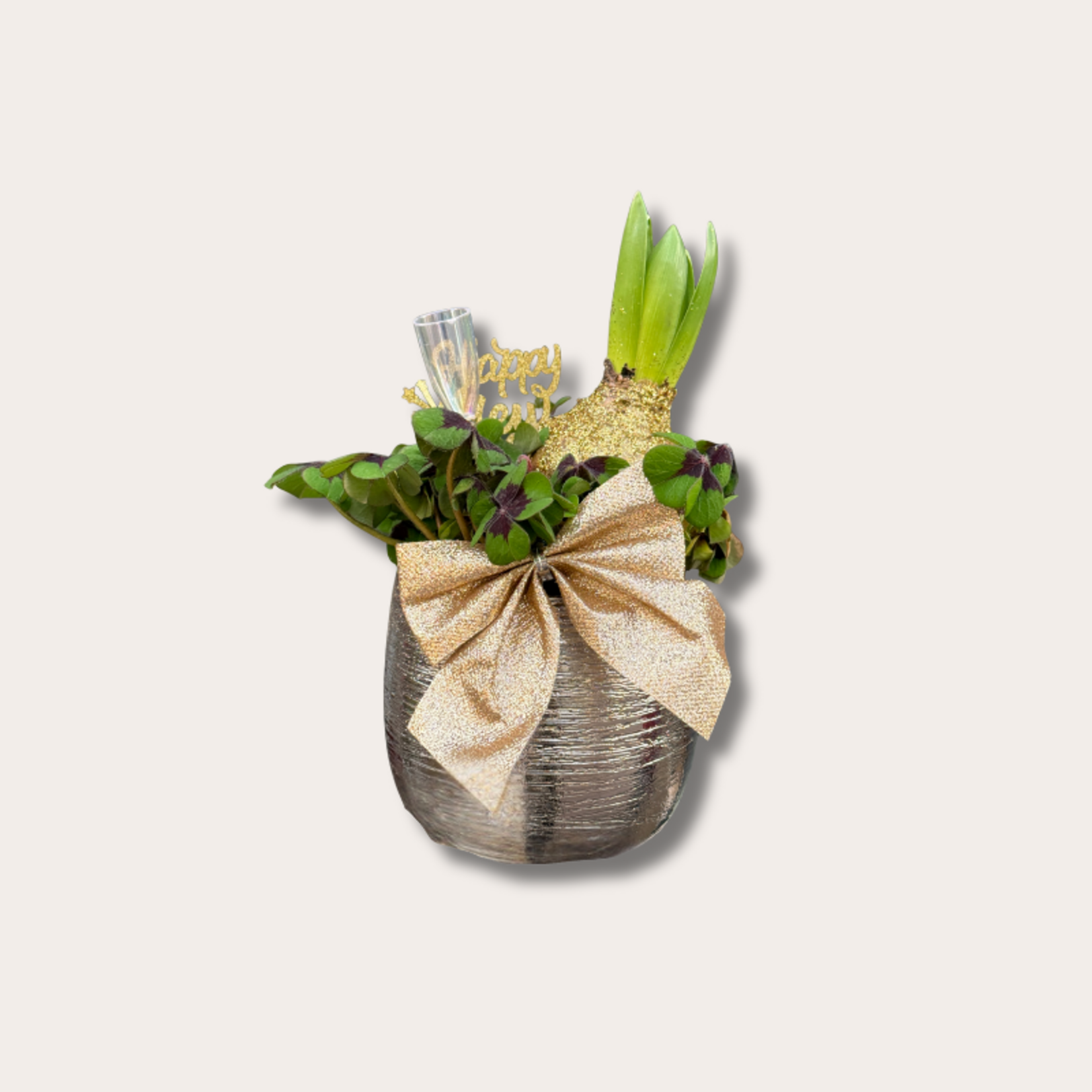 Klaver in pot - Happy new year