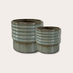 Pot - Doom - grijs/blauw