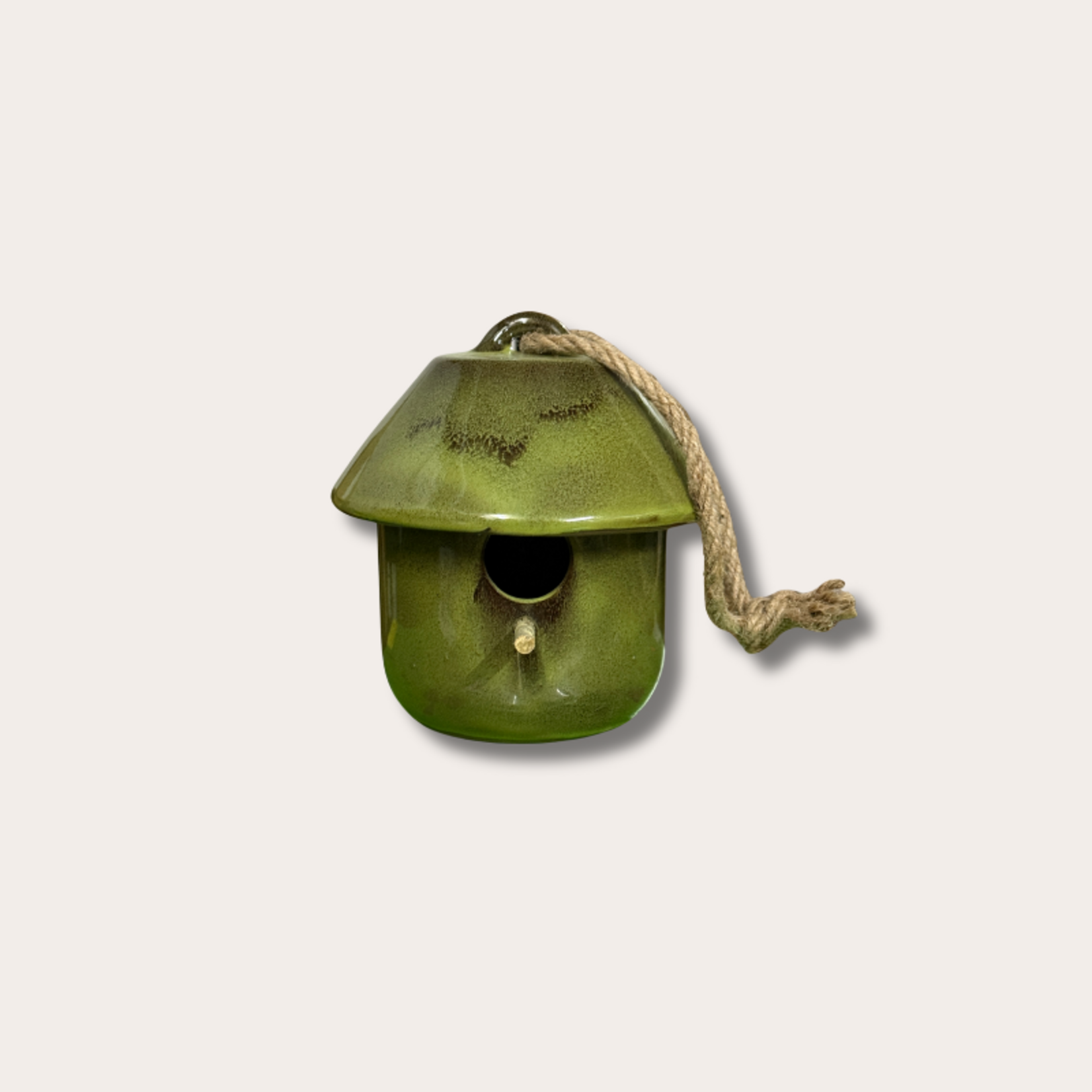Vogelhuis - Teun - Keramiek - groen