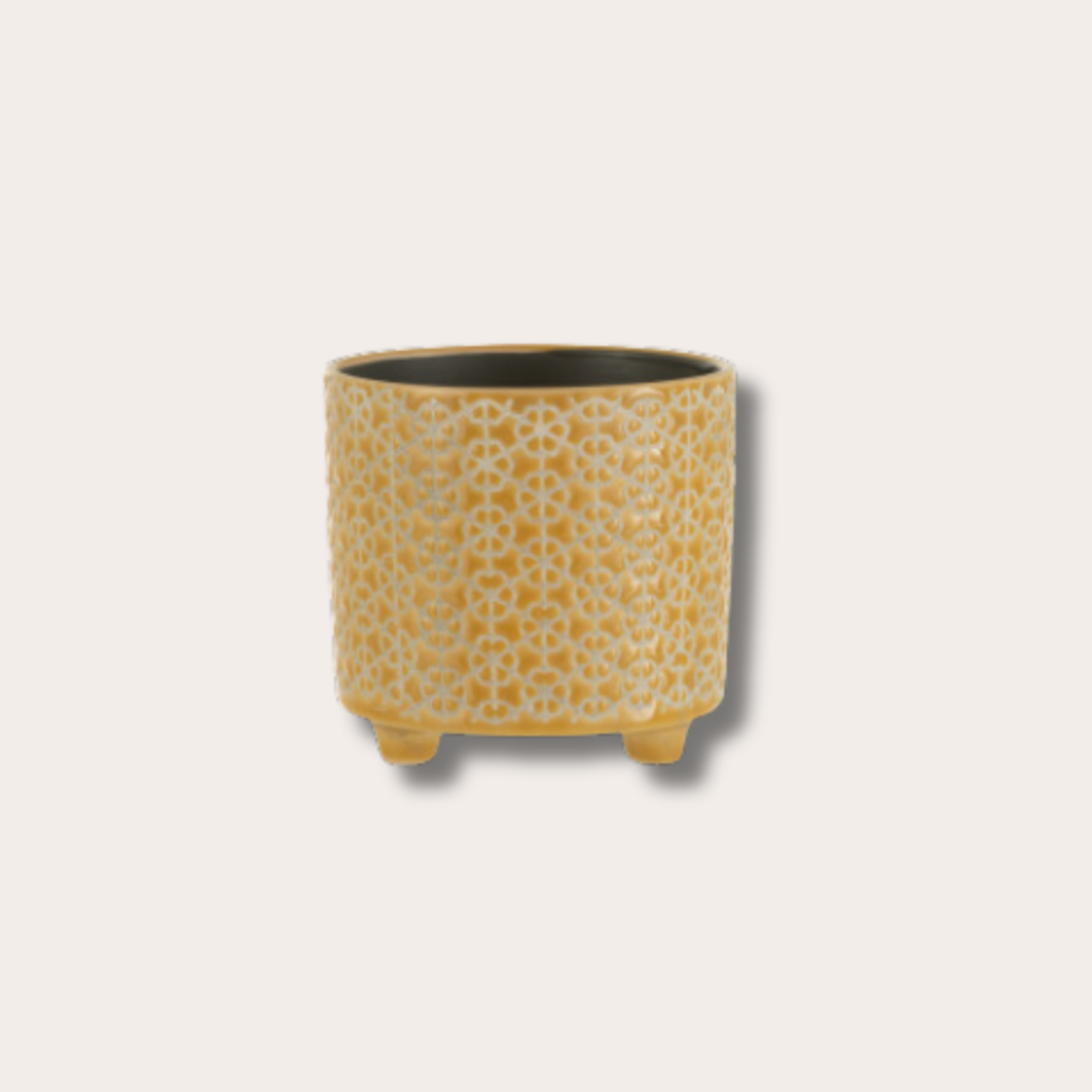 Pot - Florien - Bloem - oker