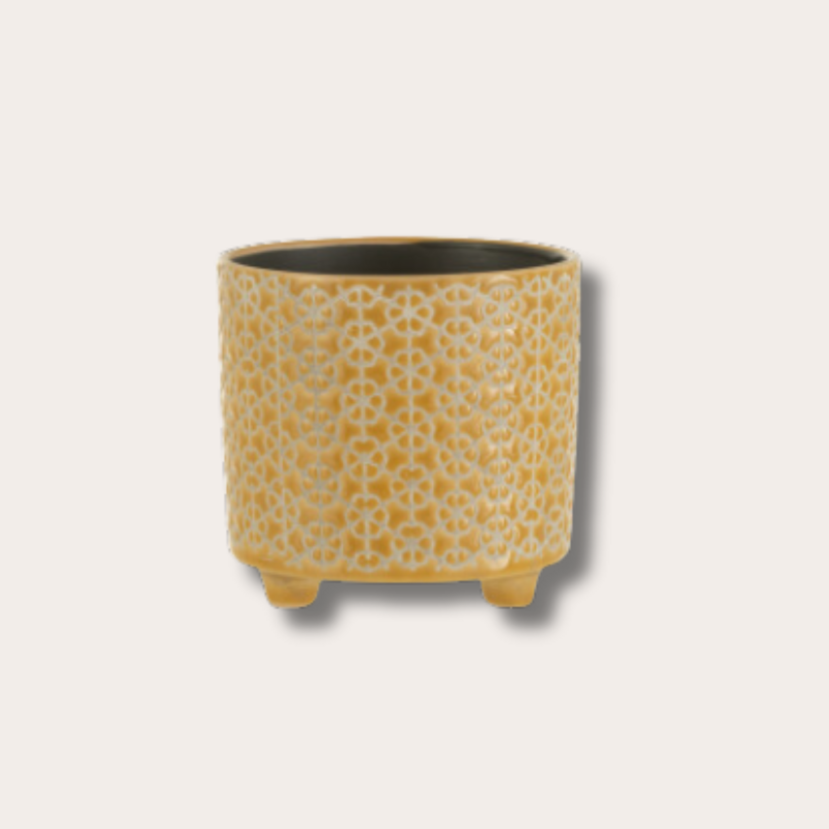 Pot - Florien - Bloem - oker