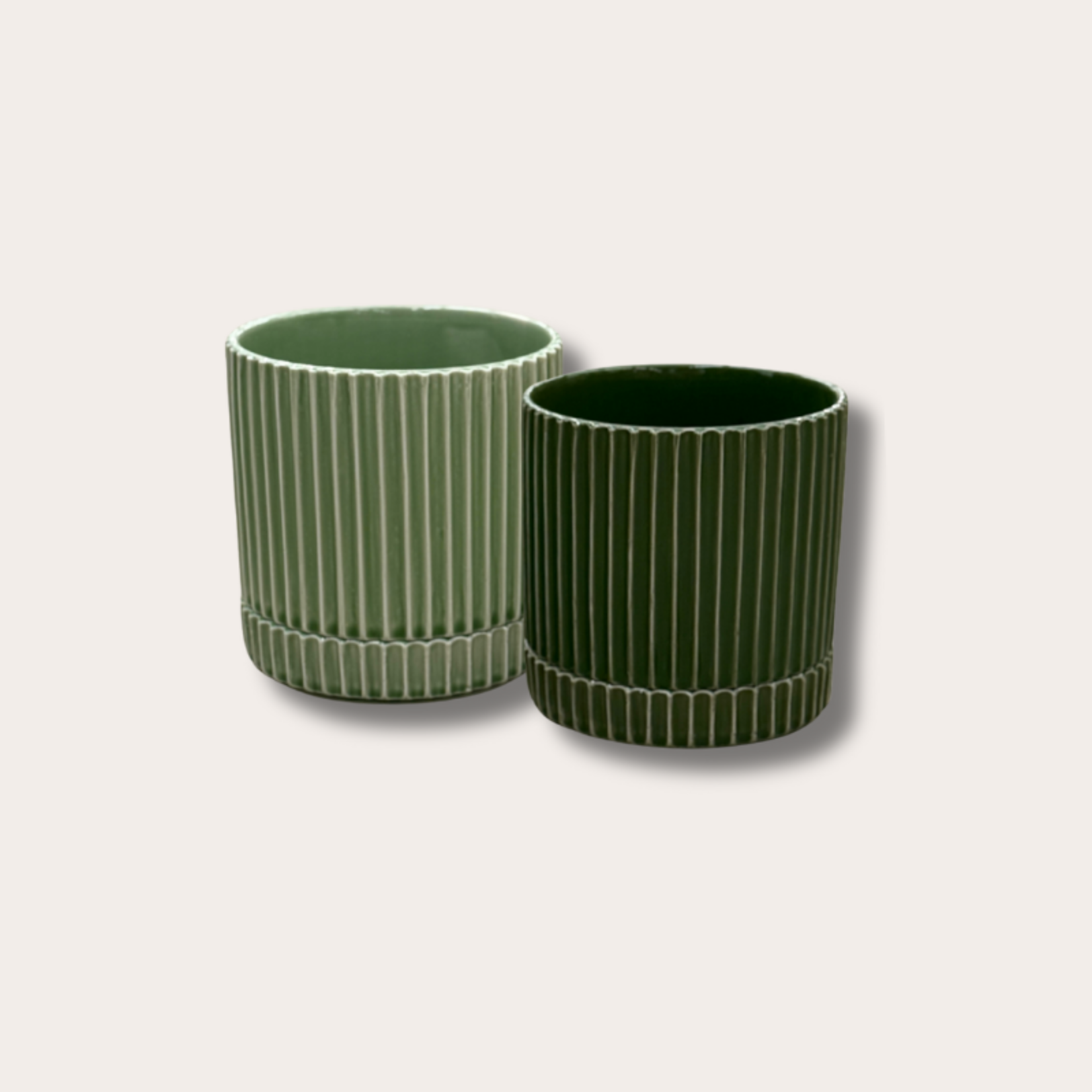 Pot met schotel  - Rens -