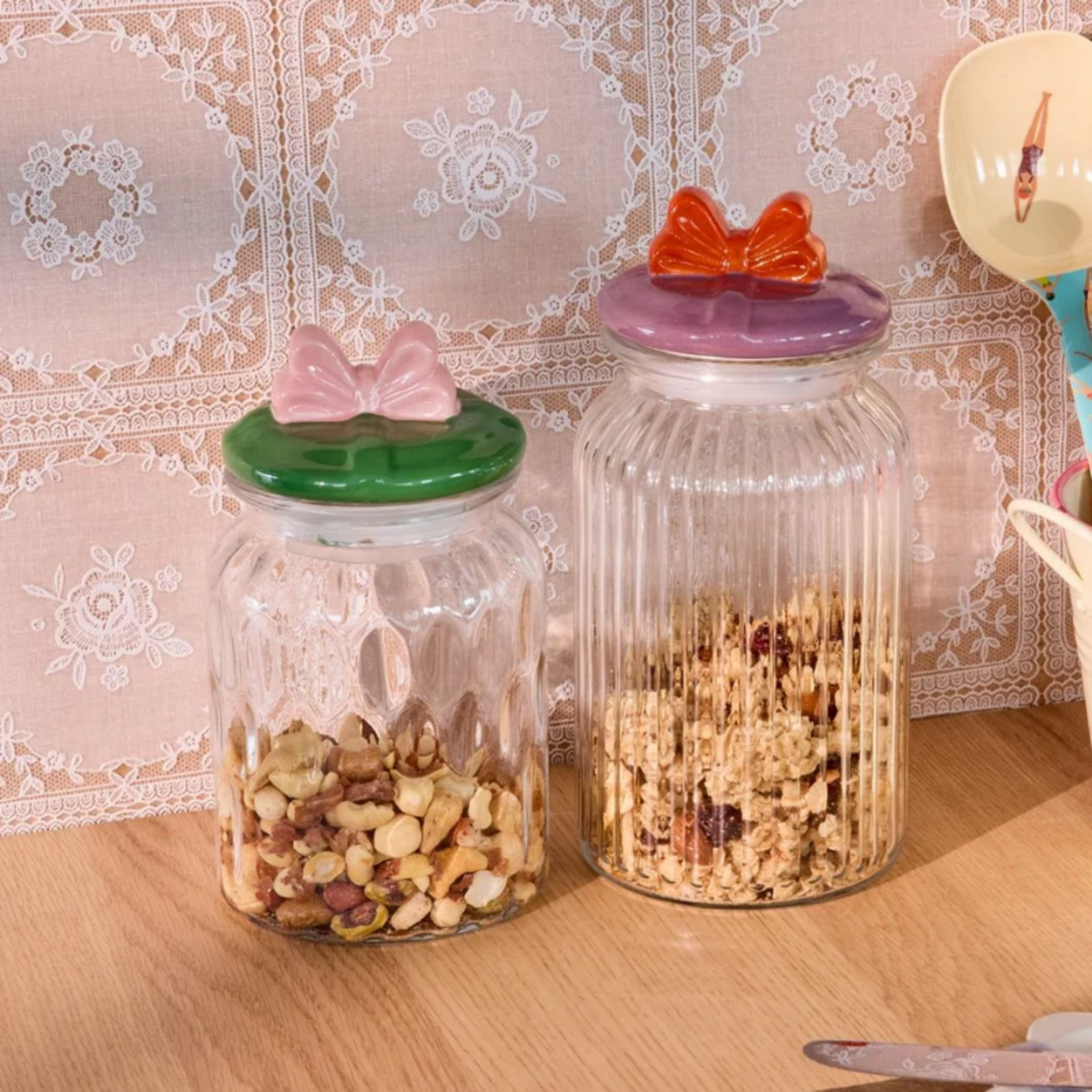 Voorraadpot - Bowie - groen