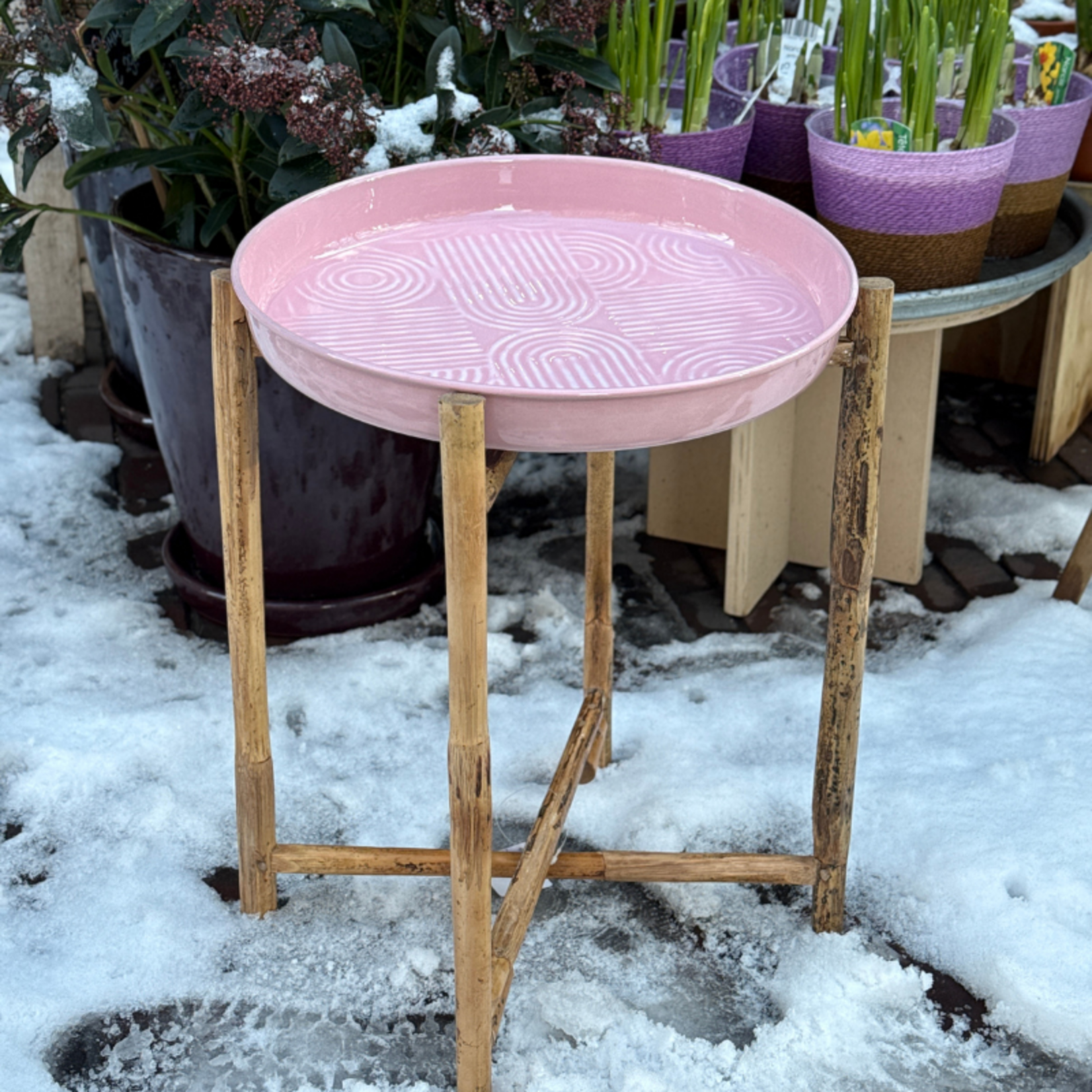 Dienblad - Molitor - licht roze - S