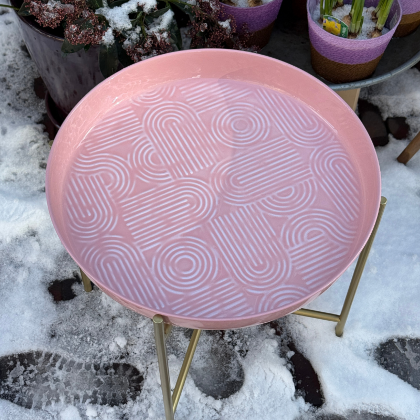 Dienblad - Molitor - licht roze - M