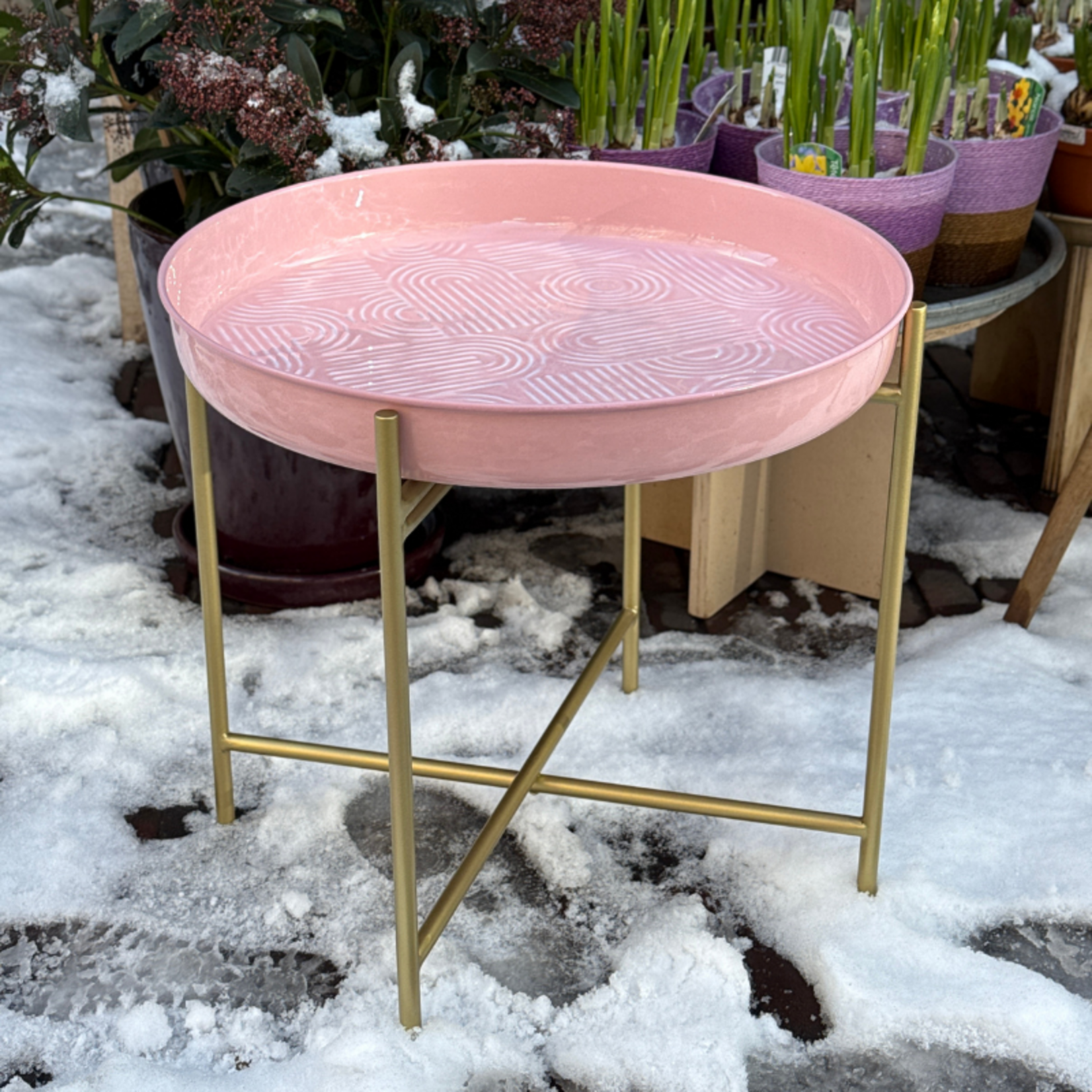 Dienblad - Molitor - licht roze - M