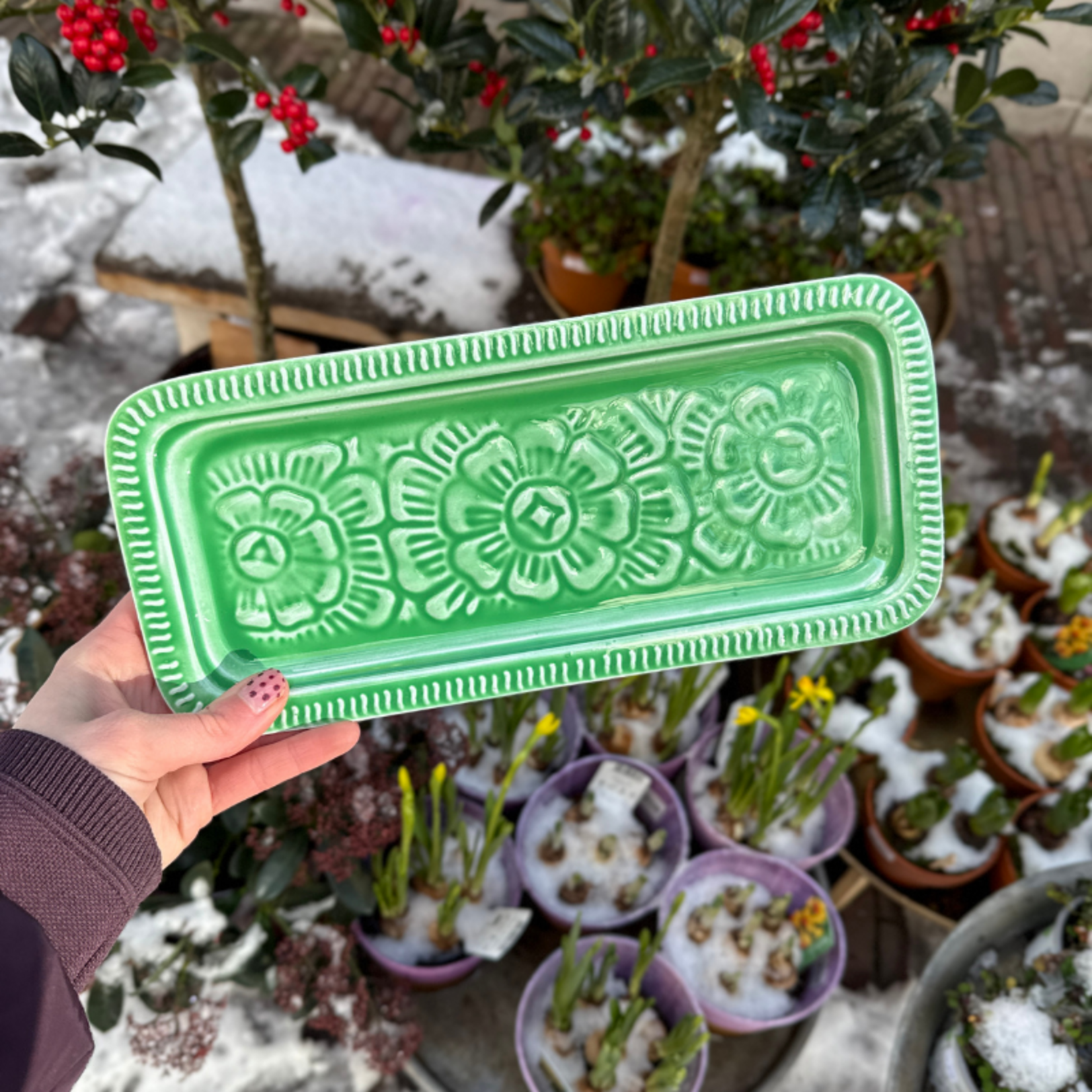 Dienblad - Berbere - groen - S