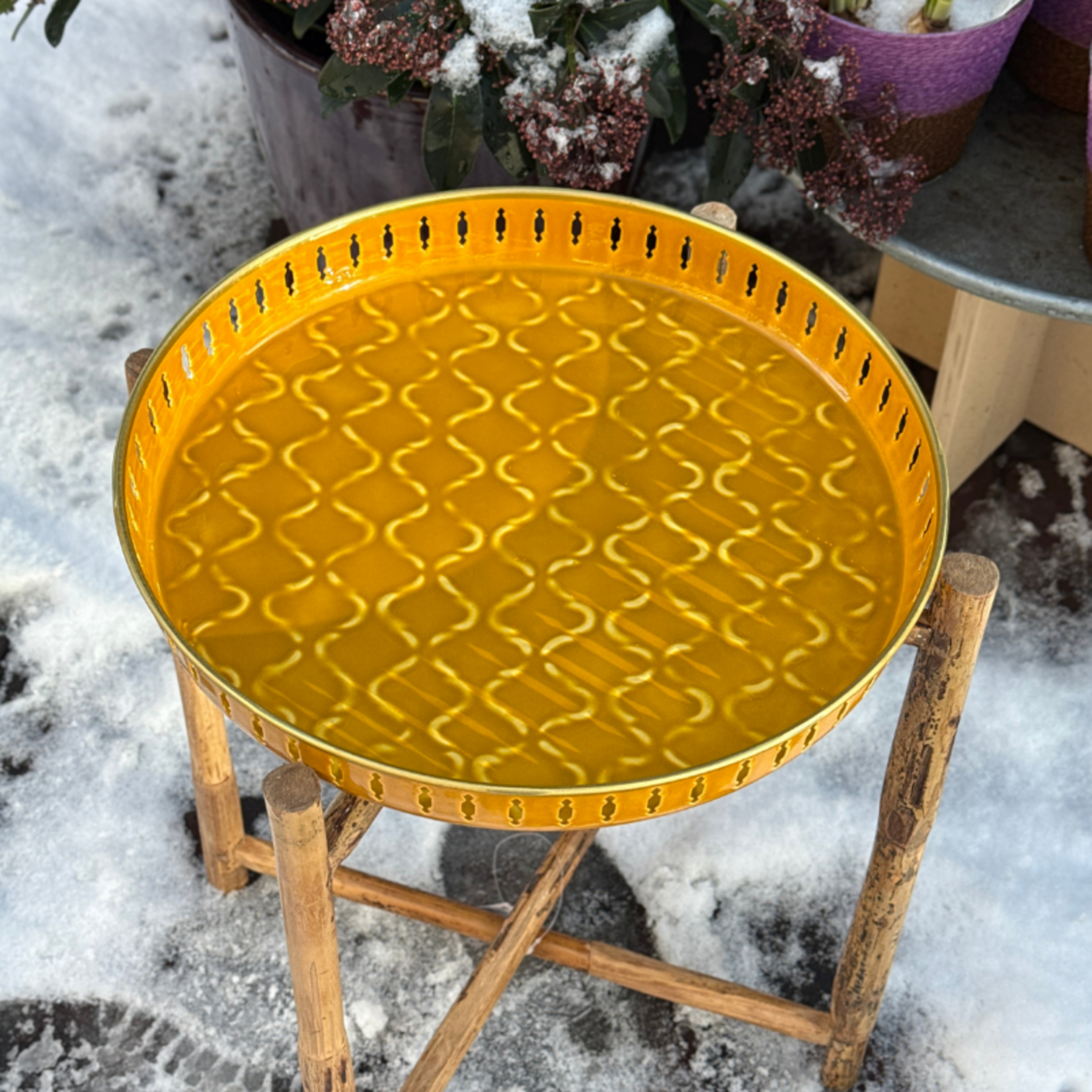 Dienblad - Riviera - mosterd - S