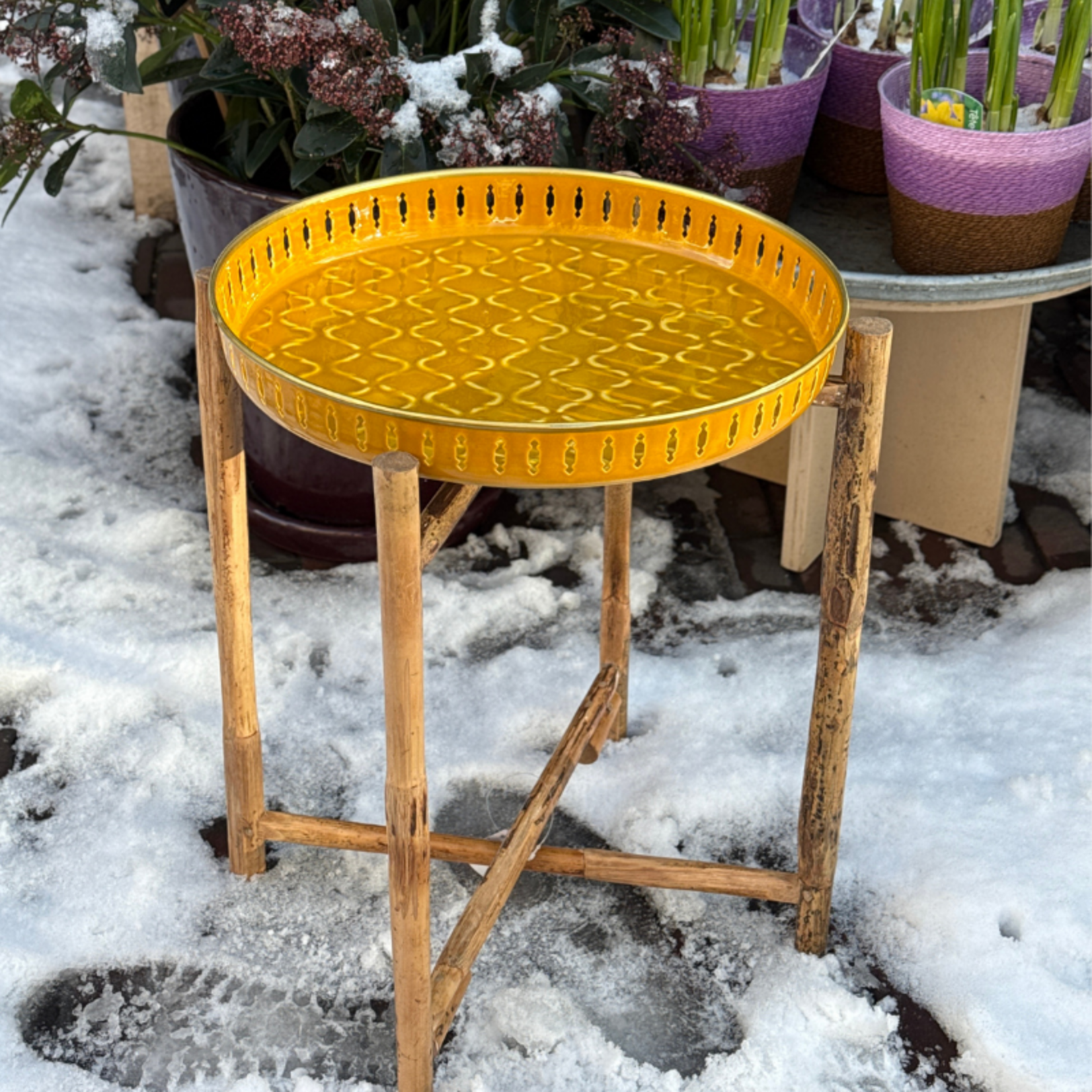 Dienblad - Riviera - mosterd - S