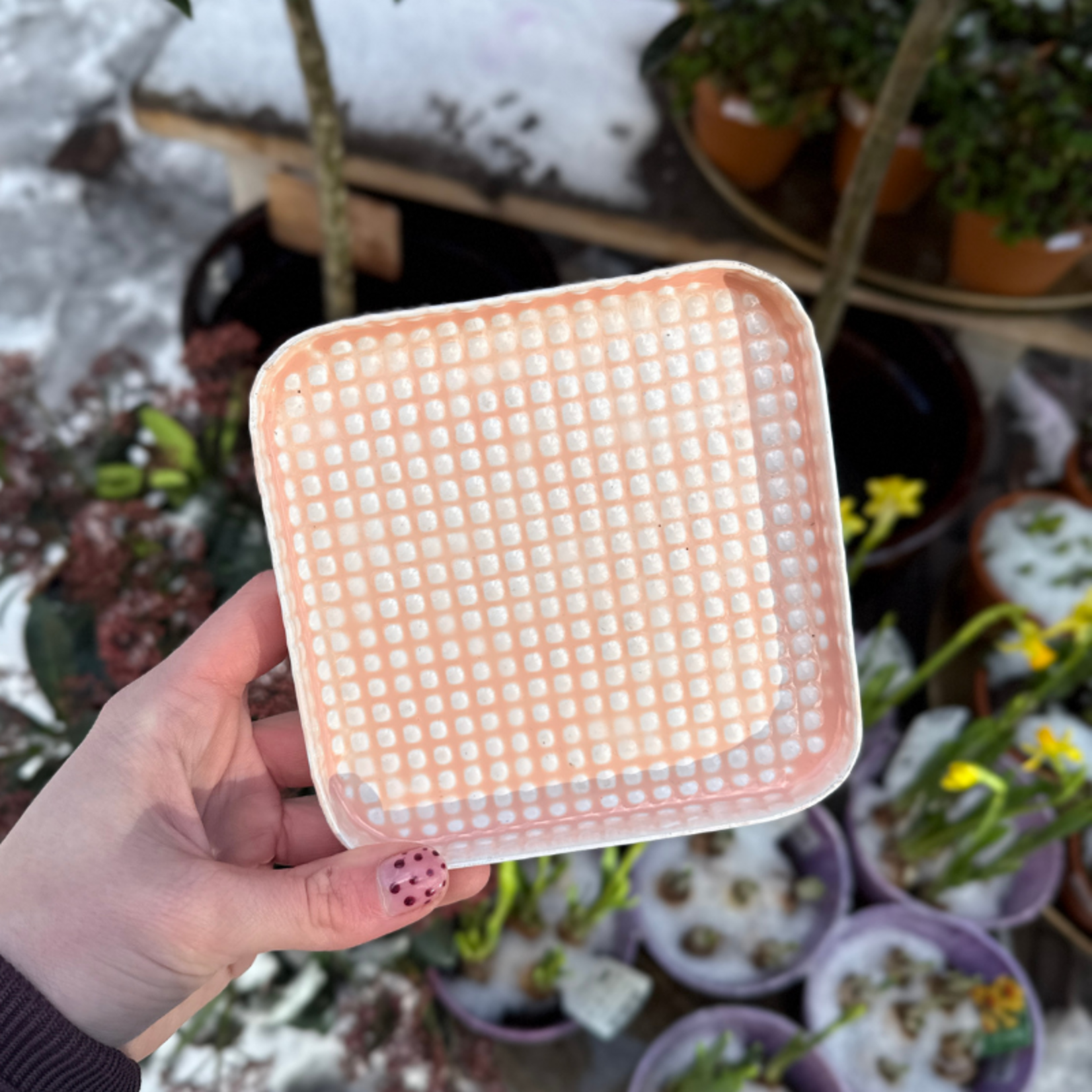 Dienblad - Oslo - licht roze