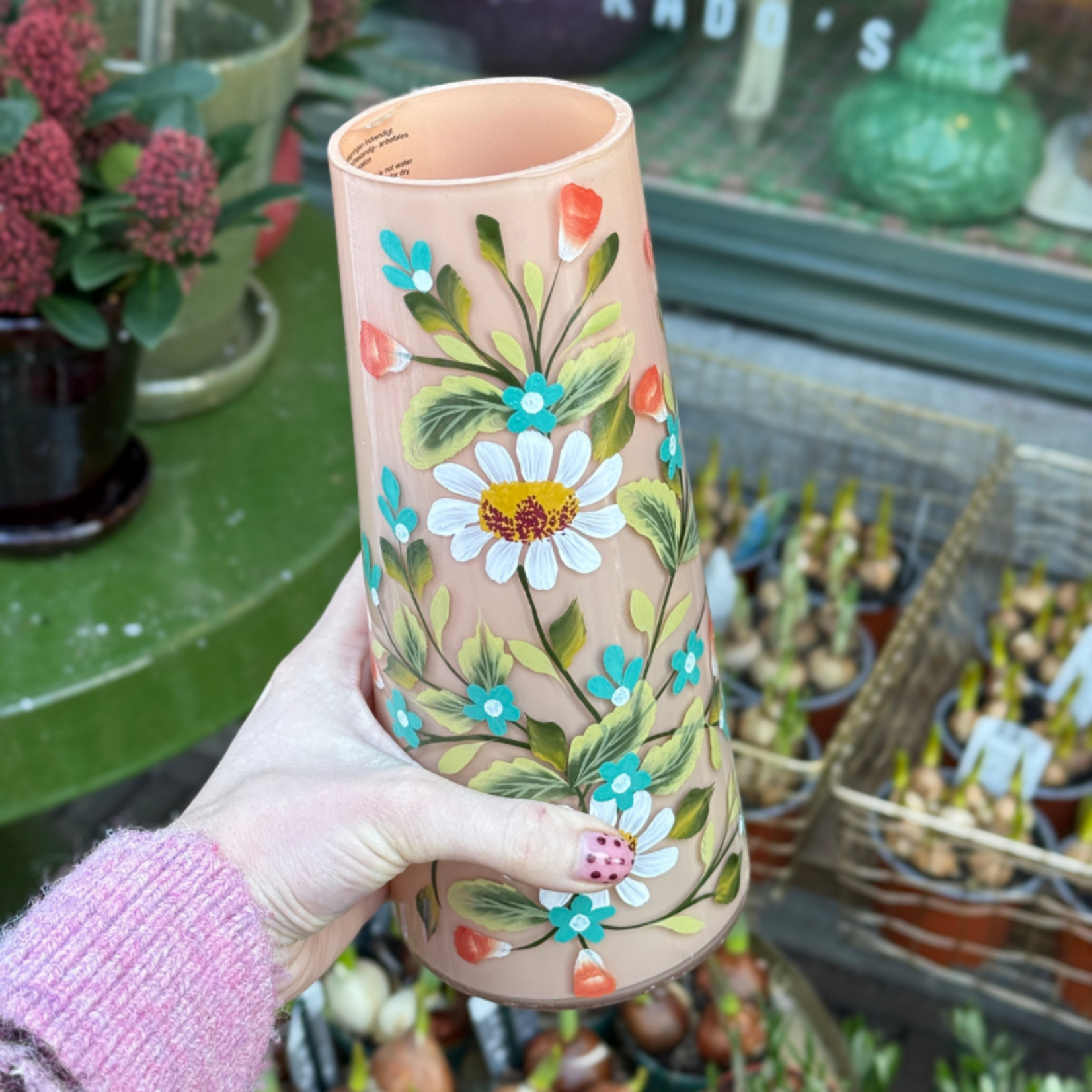 Vaas - Madelief - roze