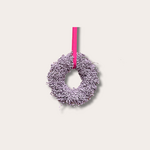 Krans - Vlas - lila L