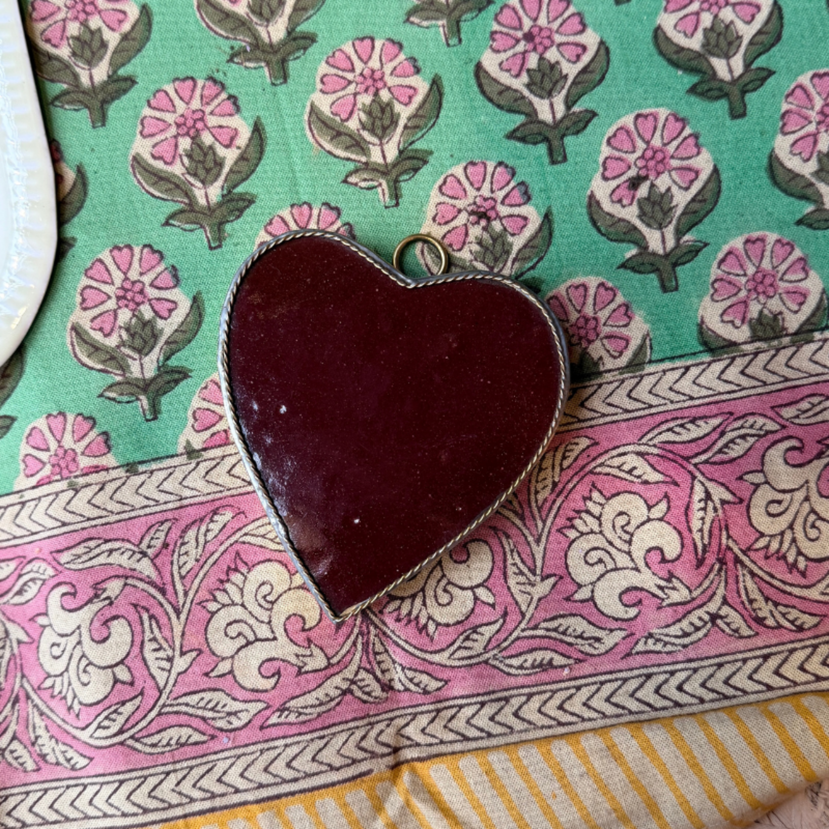 Zelliges tegel - Hartje - bordeaux S