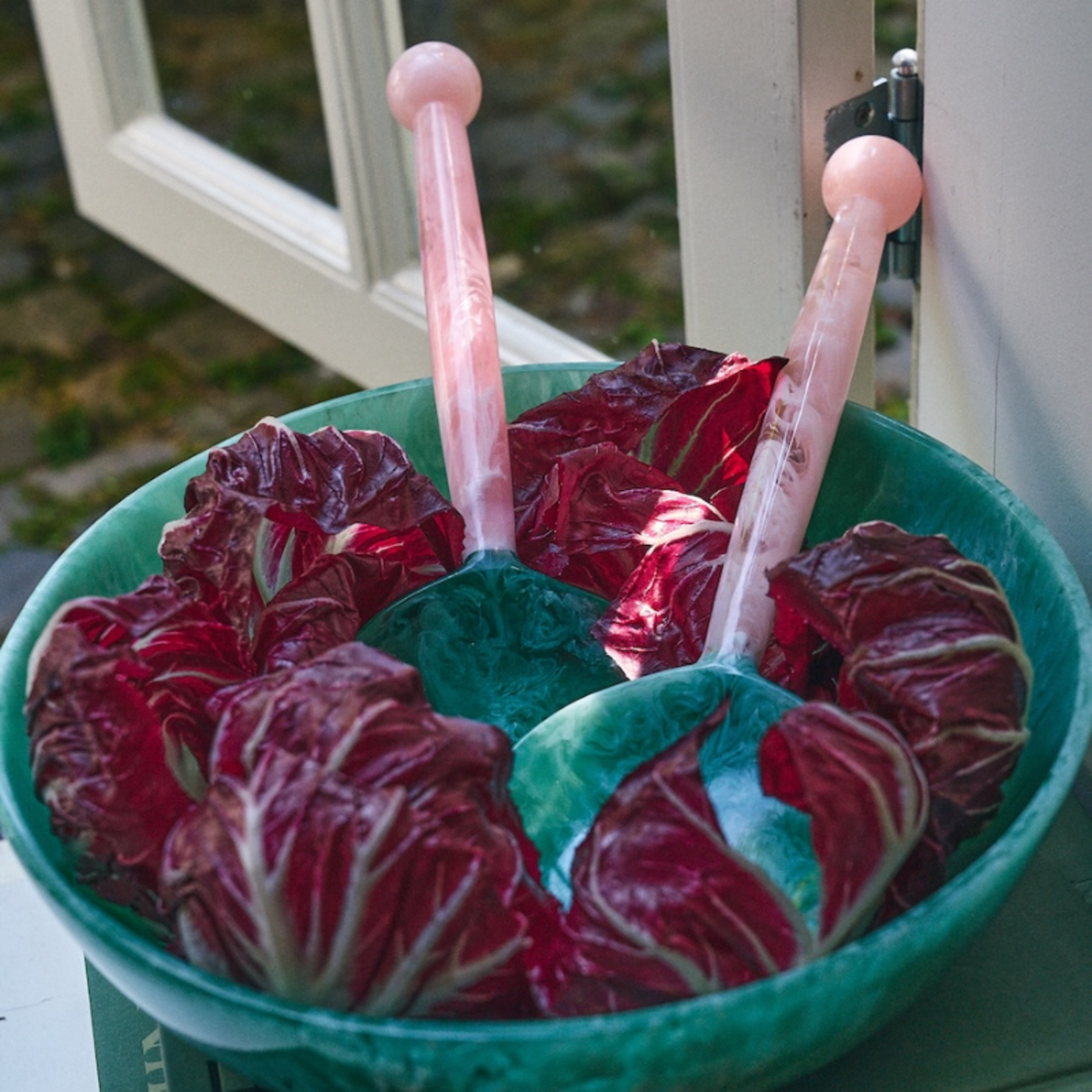 Anna+Nina Anna+Nina - Salad Server Set - Coastal