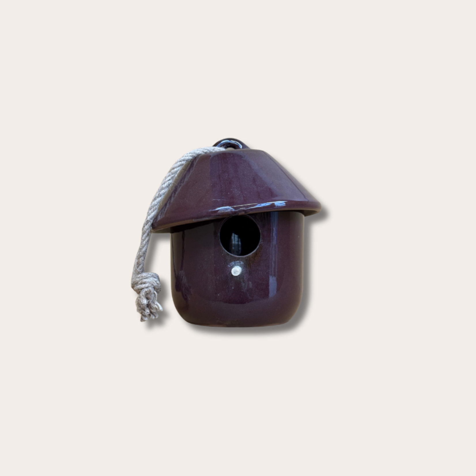 Vogelhuis - Teun - Keramiek - bordeaux