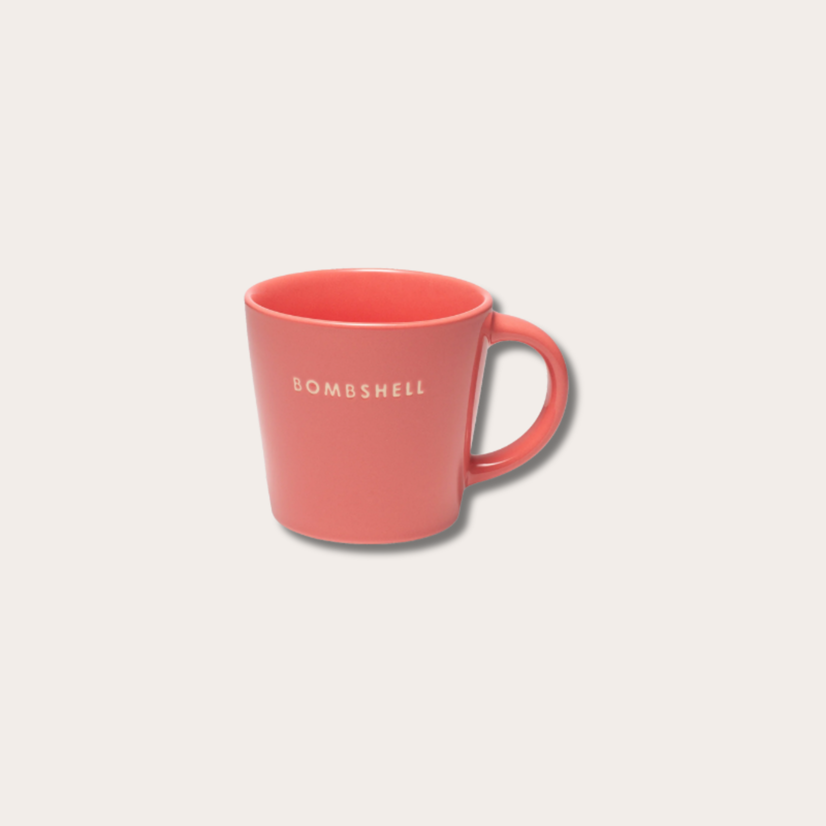 Vondels Cappuccino mug - Bombshell - Koraal