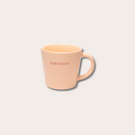 Vondels Cappuccino mug - Girlboss - Salmon