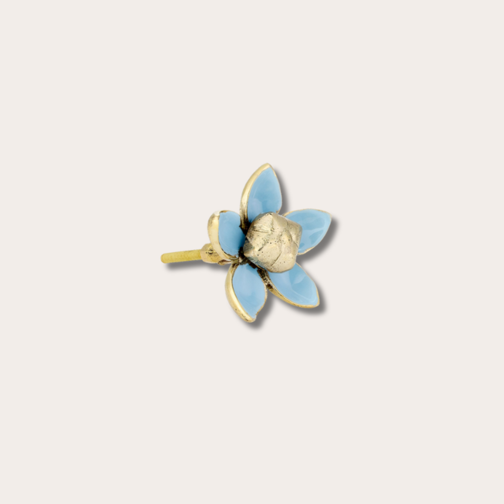 Doing Goods Doing Goods - Liv Flower - Knop - Licht Blauw