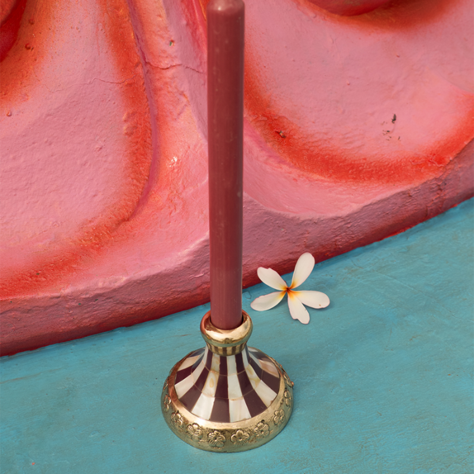 Doing Goods Doing Goods - Sanya Striped - Kandelaar - Paars