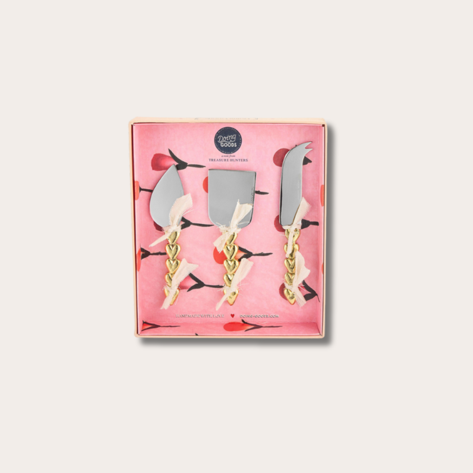 Doing Goods Doing Goods - Holly Heart - Set Kaasmesjes