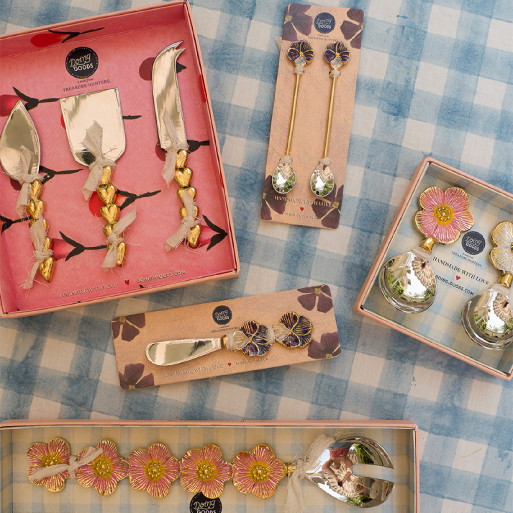 Doing Goods Doing Goods - Holly Heart - Set Kaasmesjes