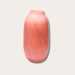 Vondels Vaas - Glas - Strepen - Roze - M