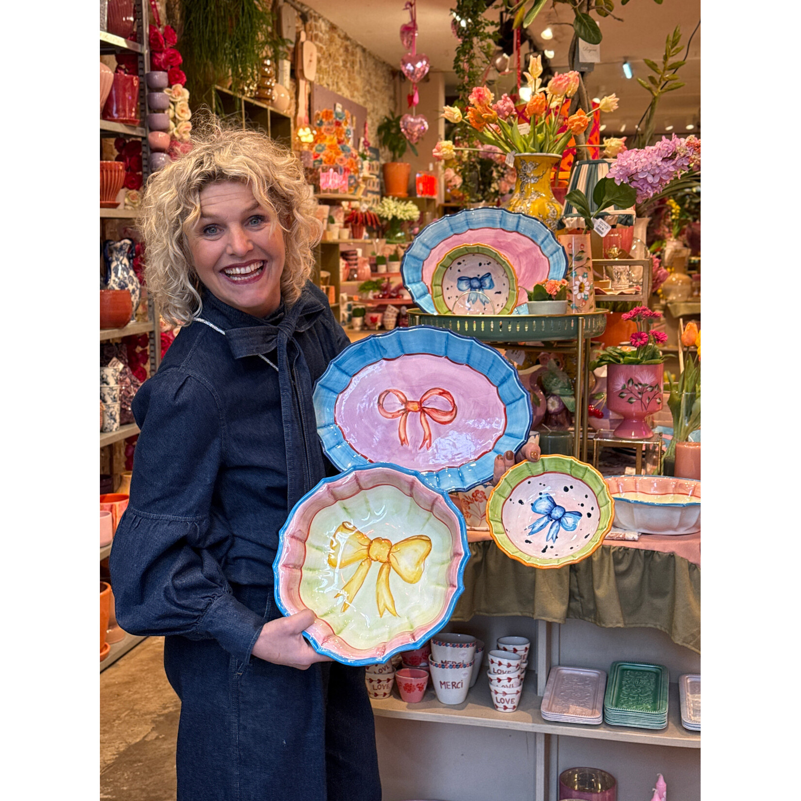 Pastabord - Strik - Multicolor