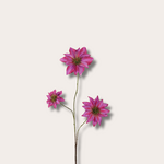 Zijden bloem - Clematis Spray - Donker roze