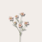 Zijden bloem - Nigella Spray - Licht roze