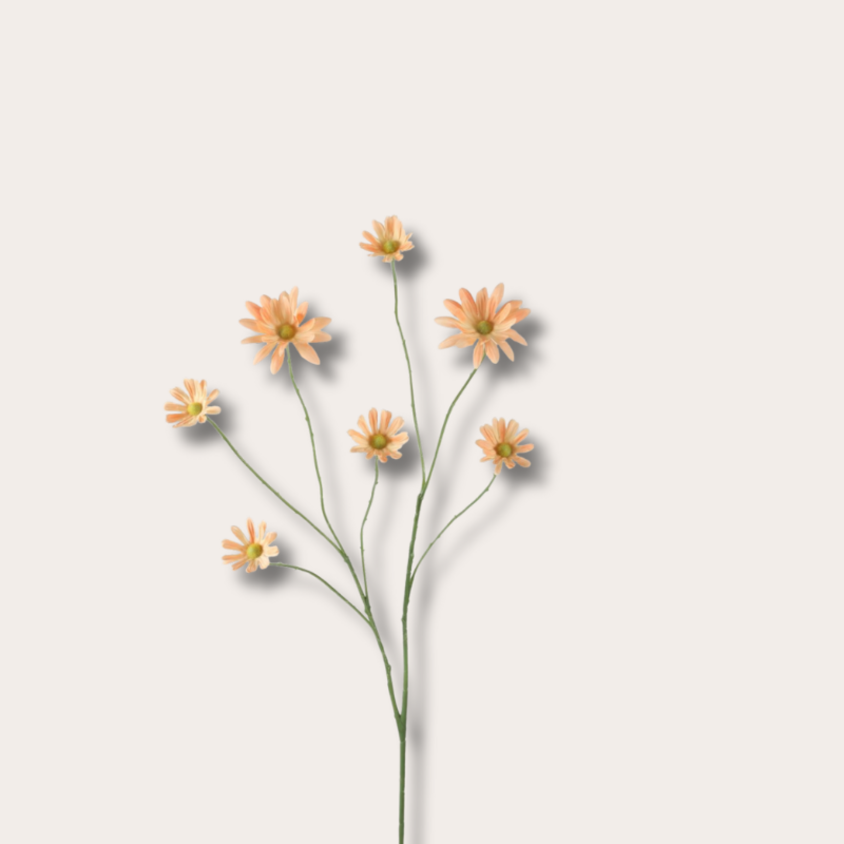 Zijden bloem - Daisy Spray - Oranje