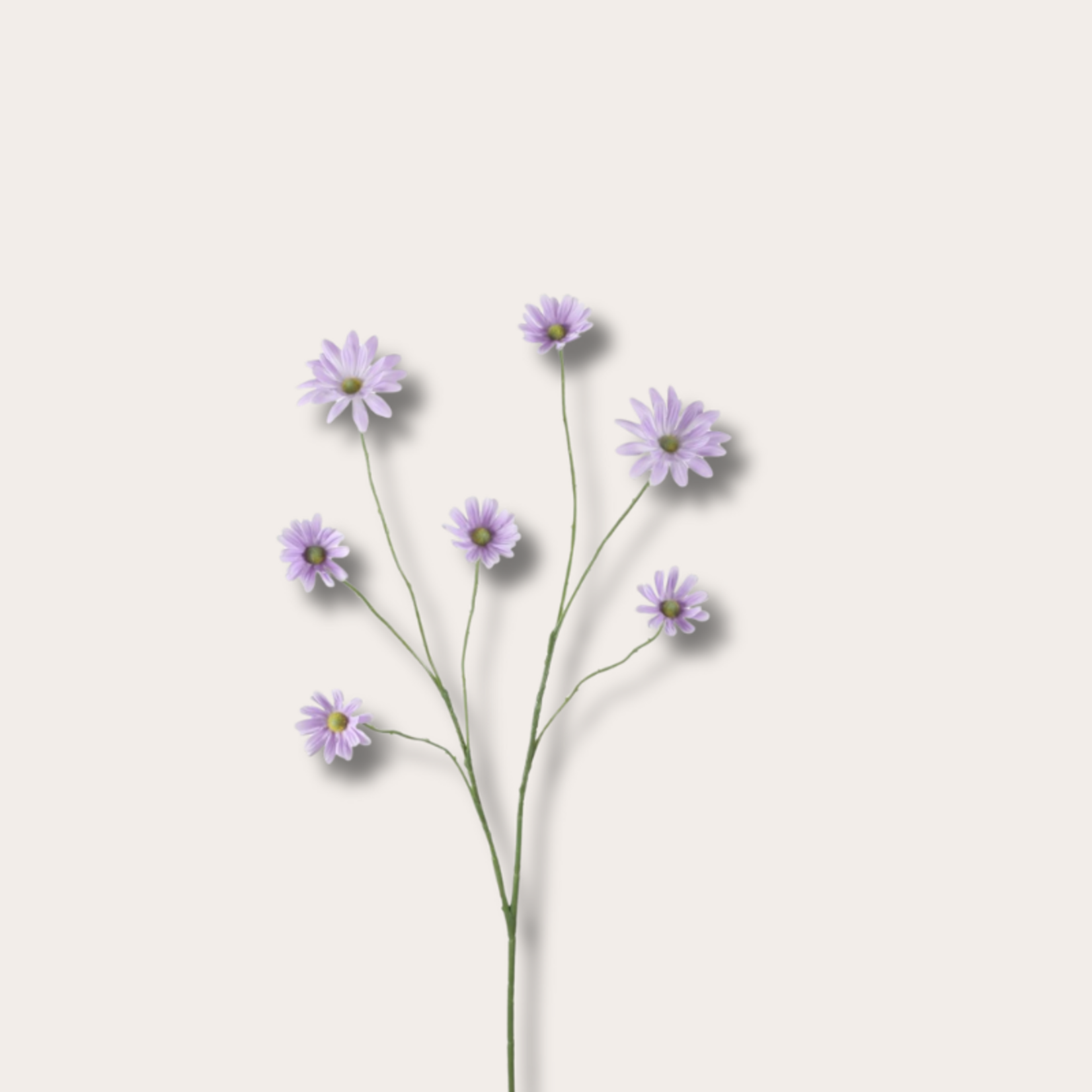 Zijden bloem - Daisy Spray - Paars