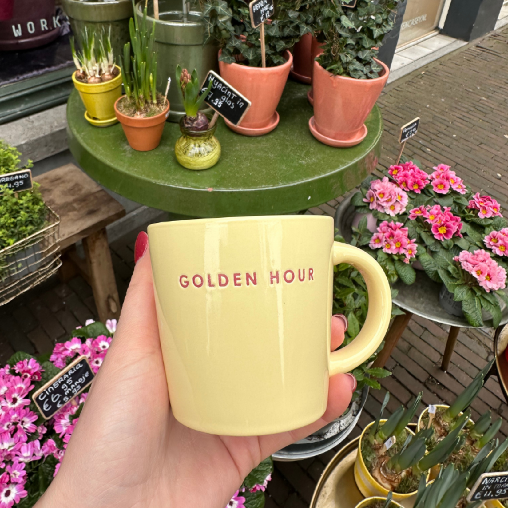 Vondels Cappuccino Mug - Golden Hour - Geel