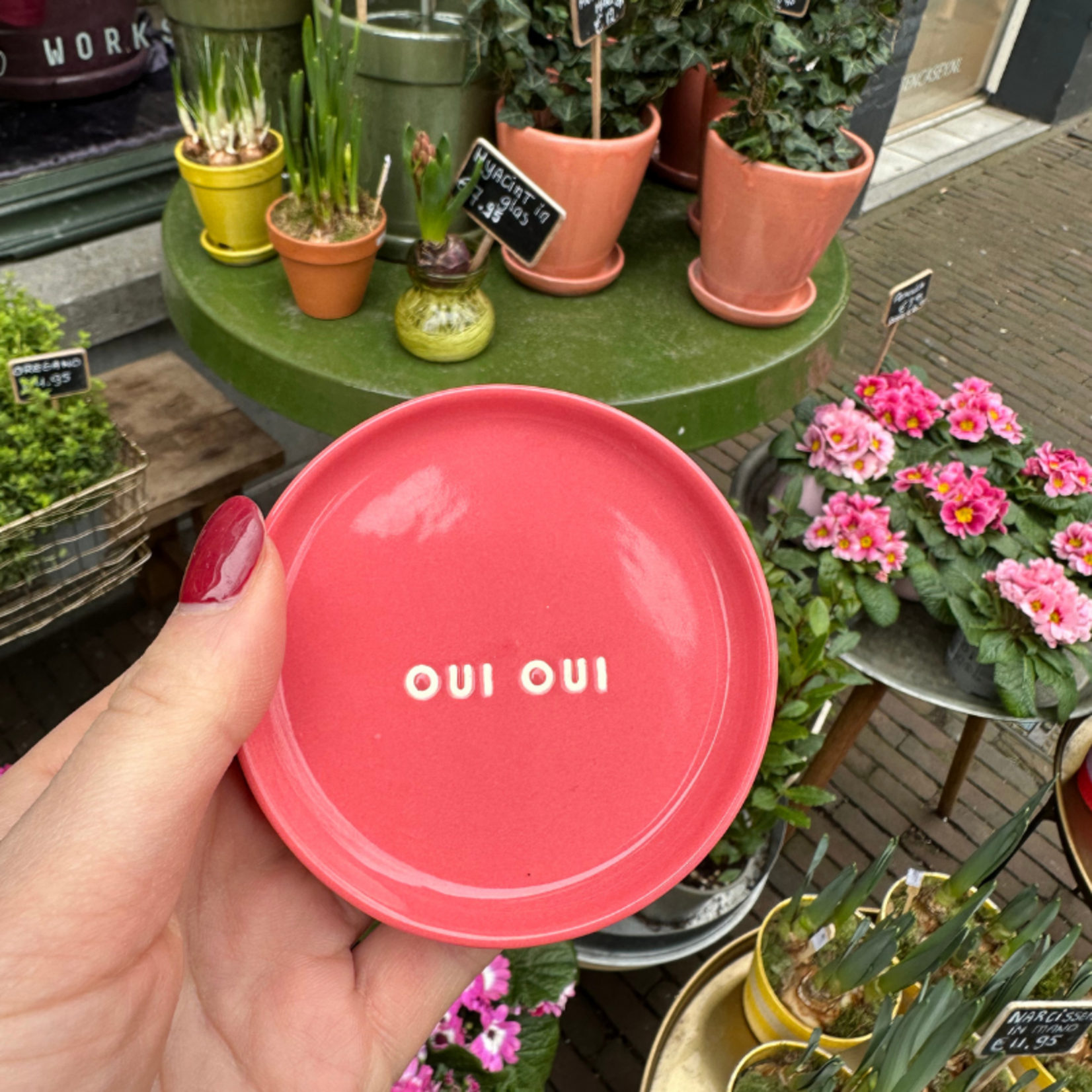 Vondels Plate - Oui Oui - Koraal