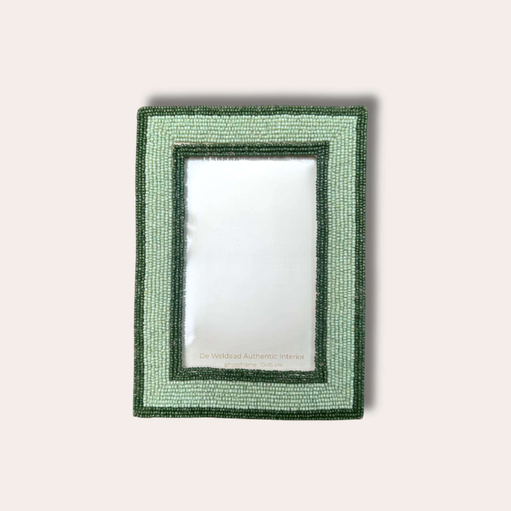 Fotolijst - Kralen - groen