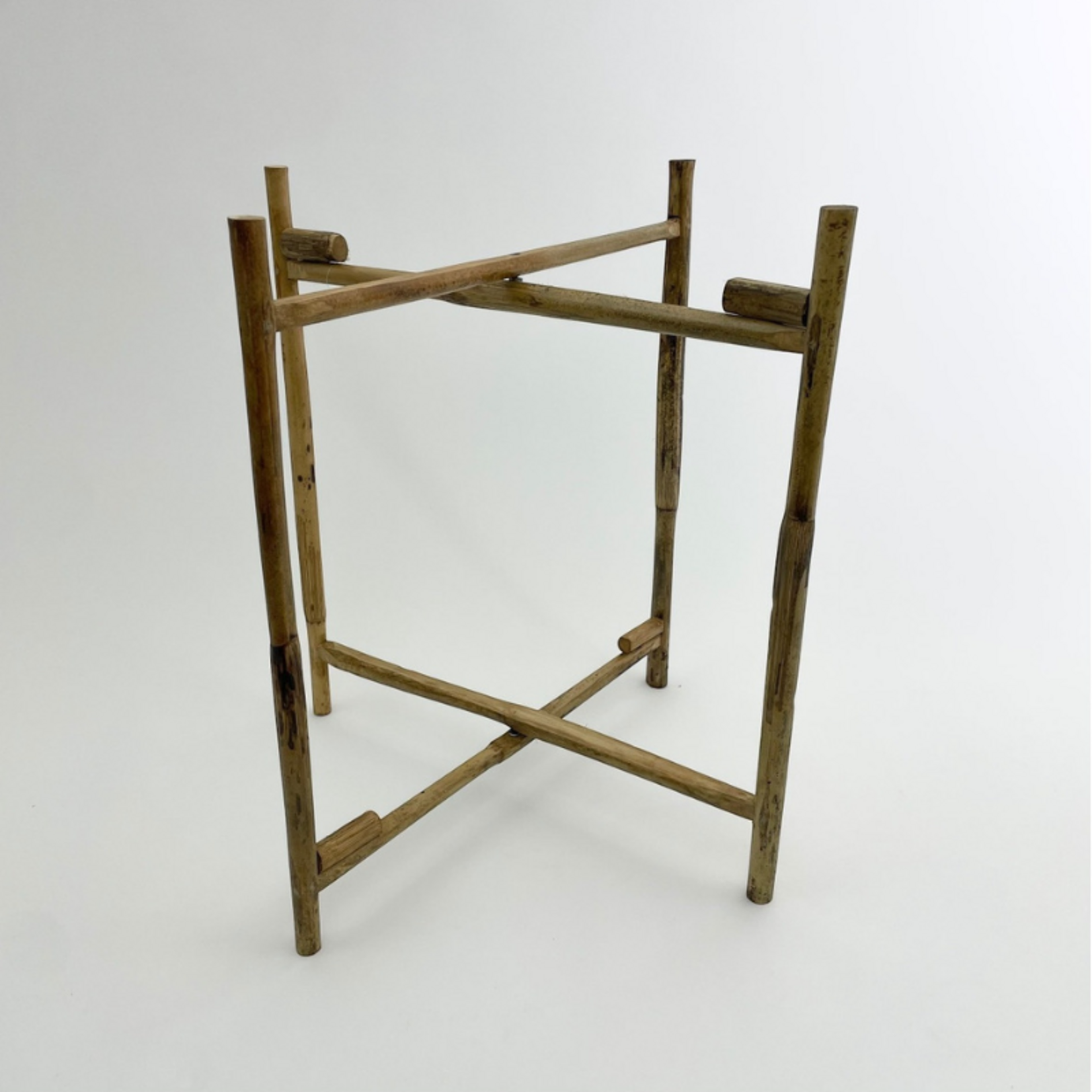 Onderstel voor dienblad - Dubbel - Bamboe - M