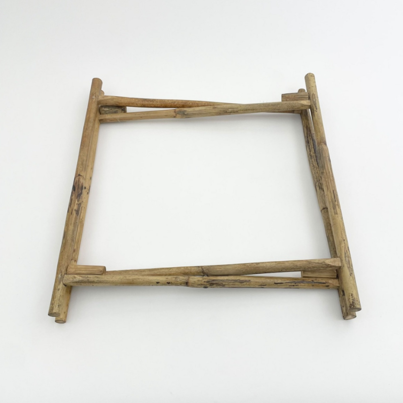 Onderstel voor dienblad - Dubbel - Bamboe - M