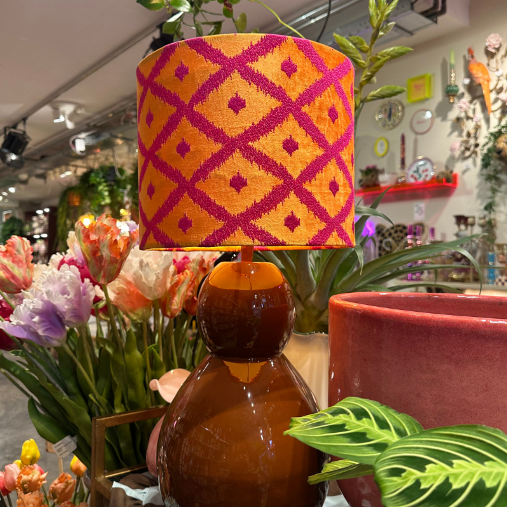 Lampenkap Luna - oranje