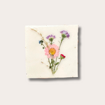 Droogbloemen tegel - lichtroze - roze bloem