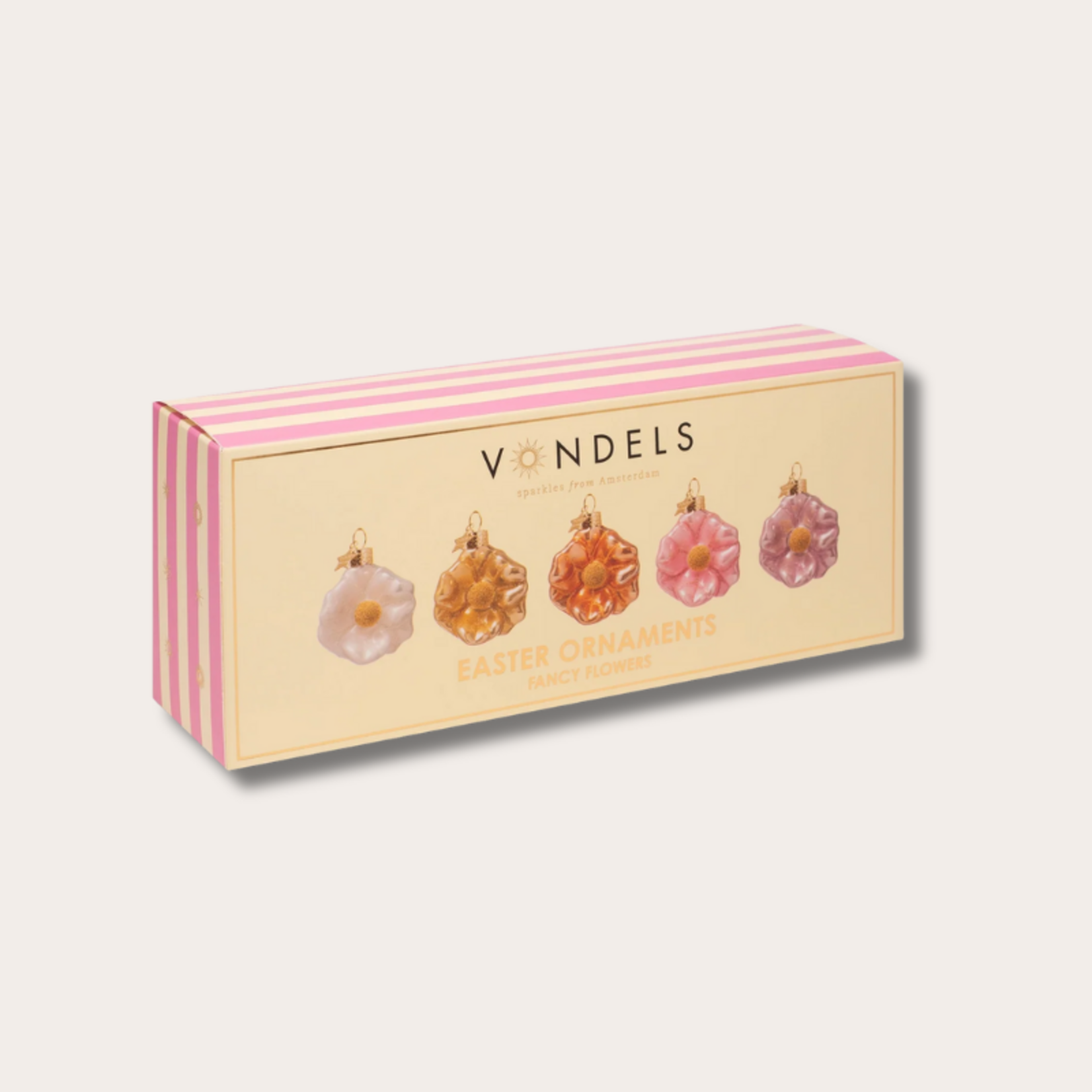 Vondels Paasornamenten Vondels - Easter Set Fancy Flowers