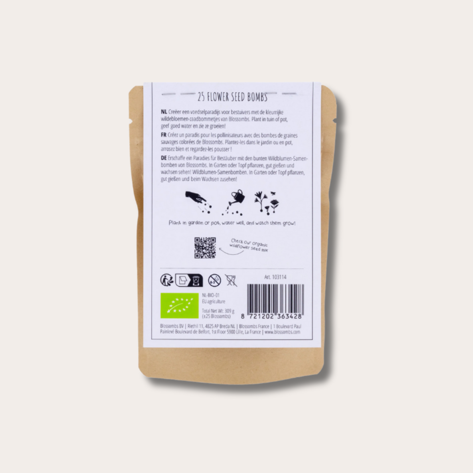 Zaadbommetjes - zakje - 25 stuks