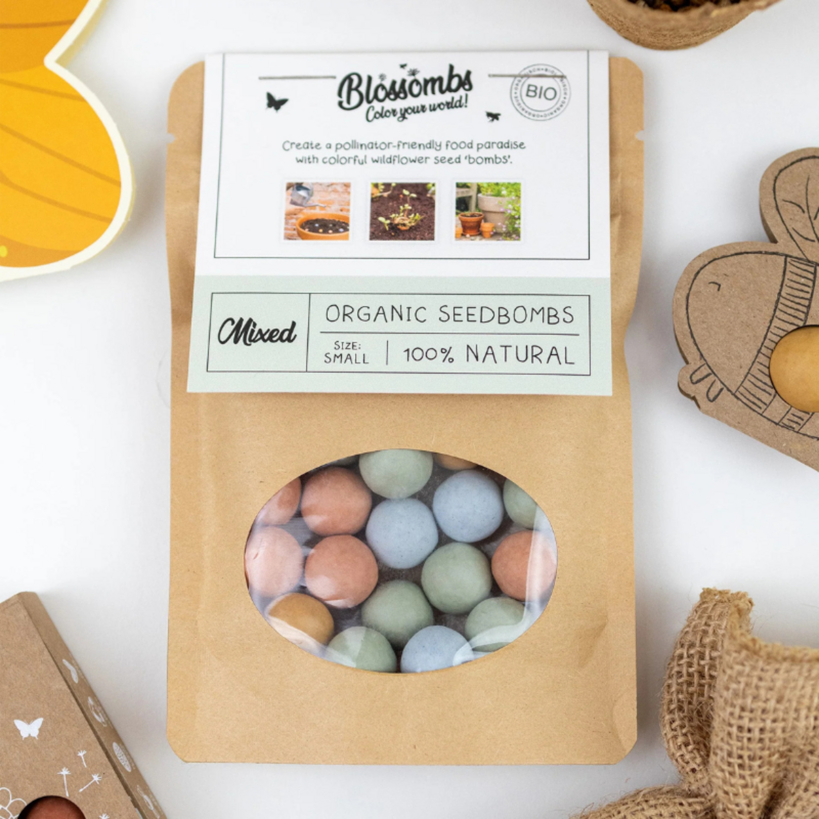 Zaadbommetjes - zakje - 25 stuks