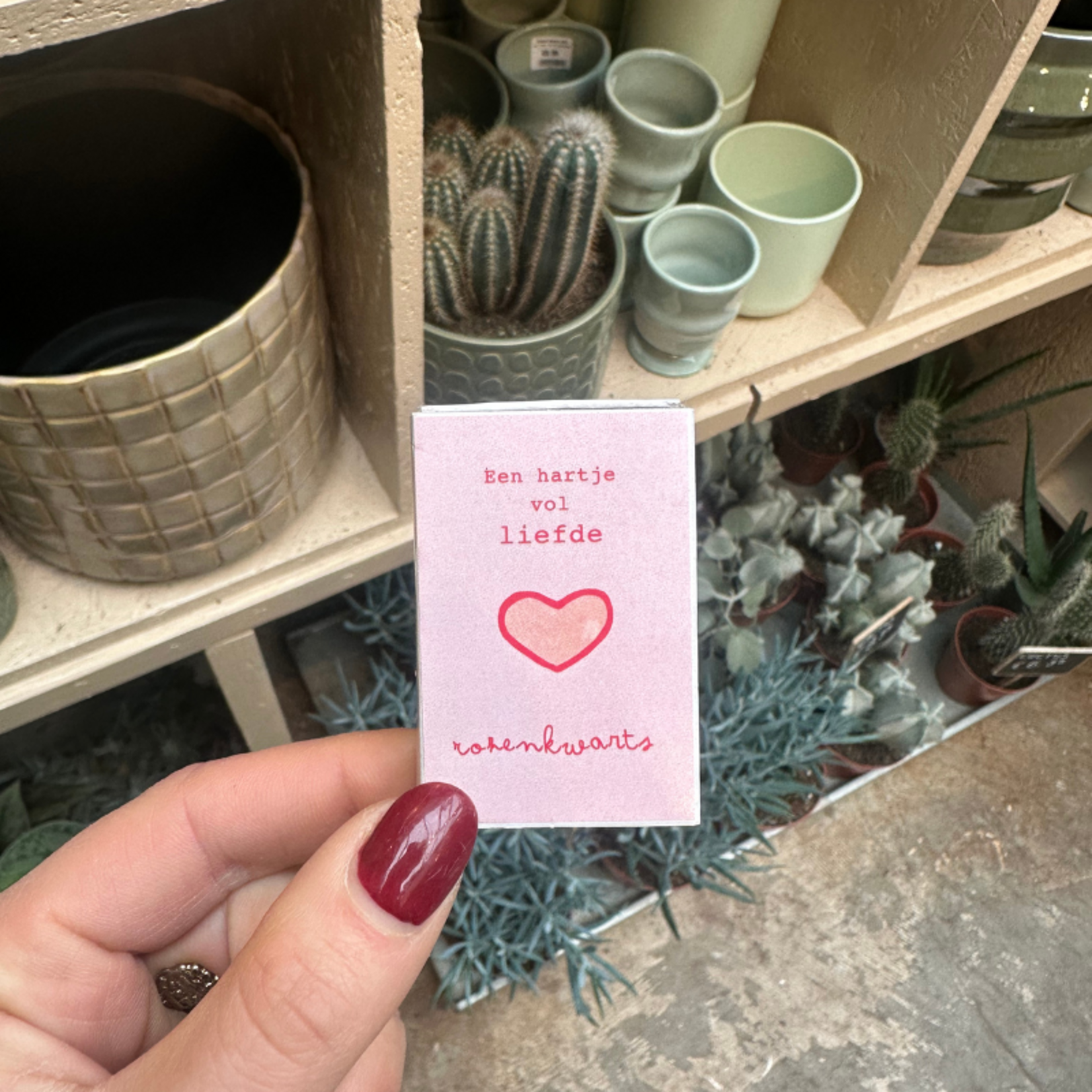 Hartje vol geluk - Rozenkwarts