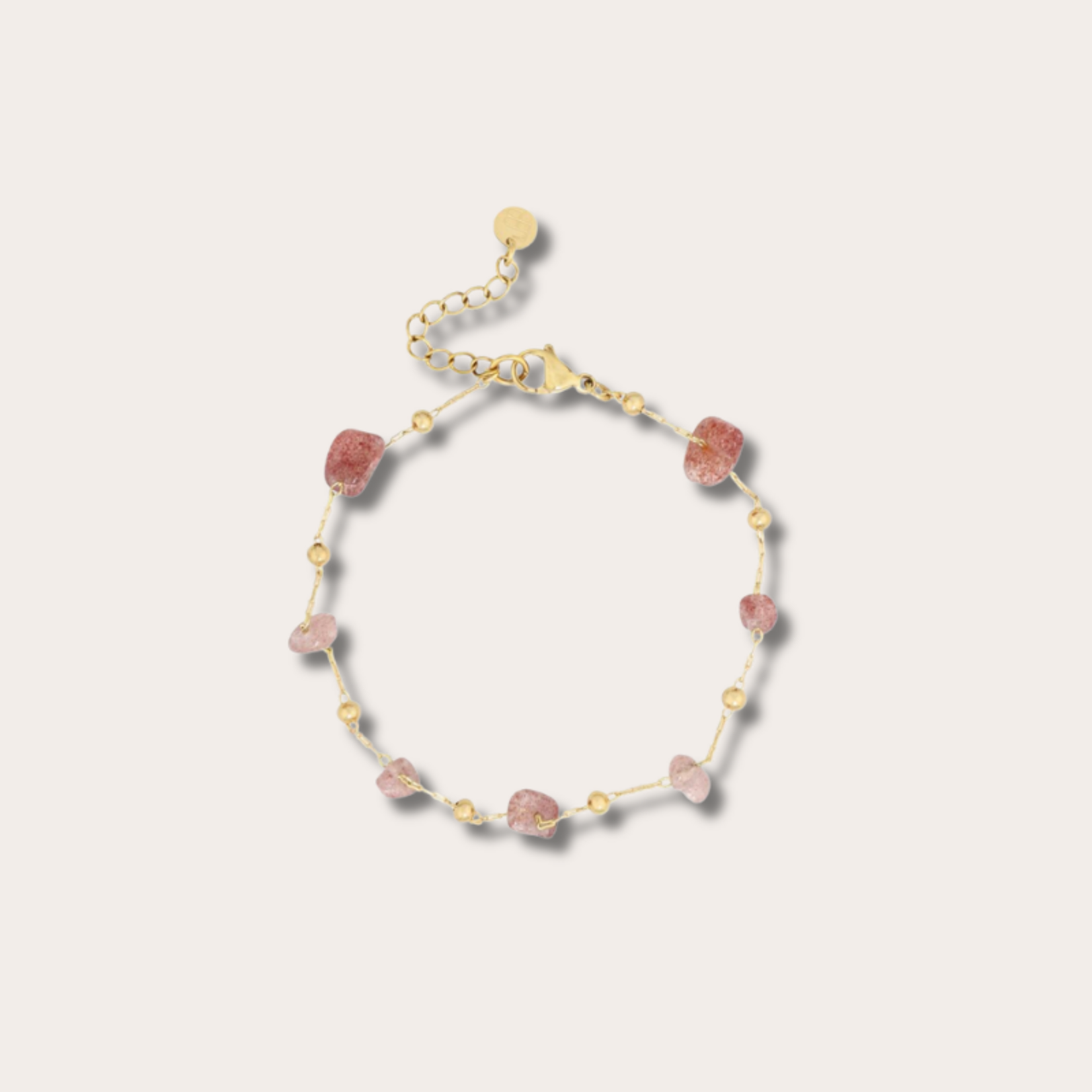 Fijn armbandje met edelsteentjes