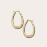 Ovale oorbellen (4.5cm)