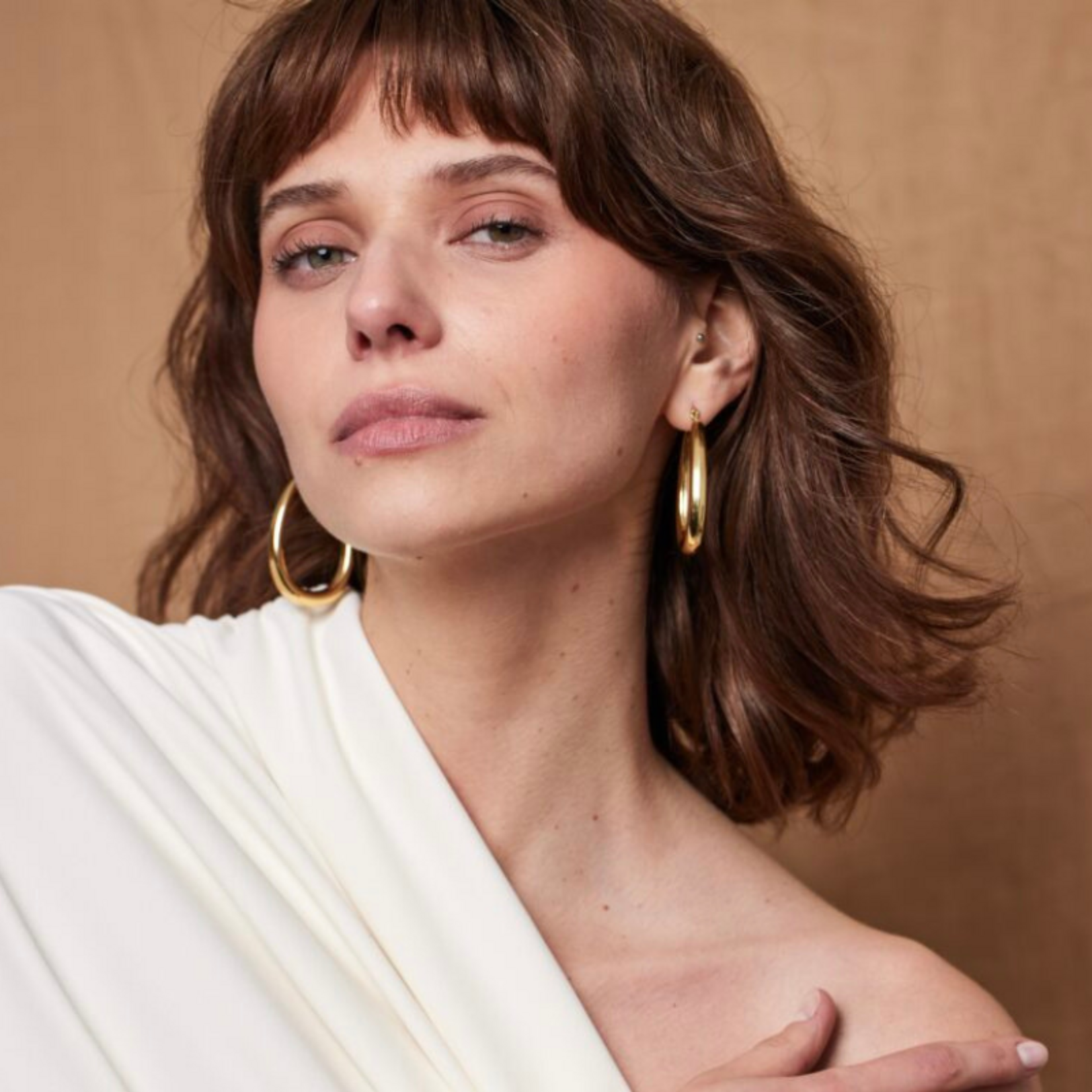 Ovale oorbellen (4.5cm)