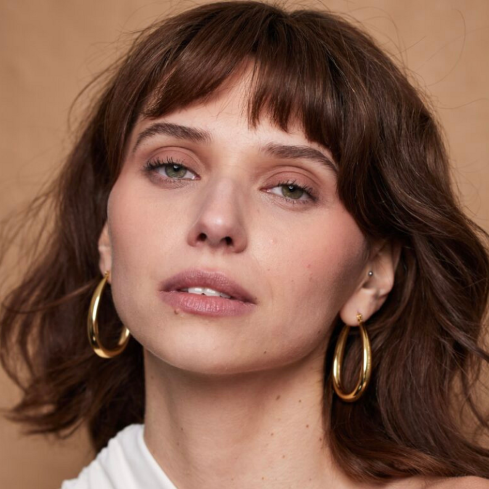 Ovale oorbellen (4.5cm)