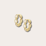 Oorringetjes met steentjes - transparant