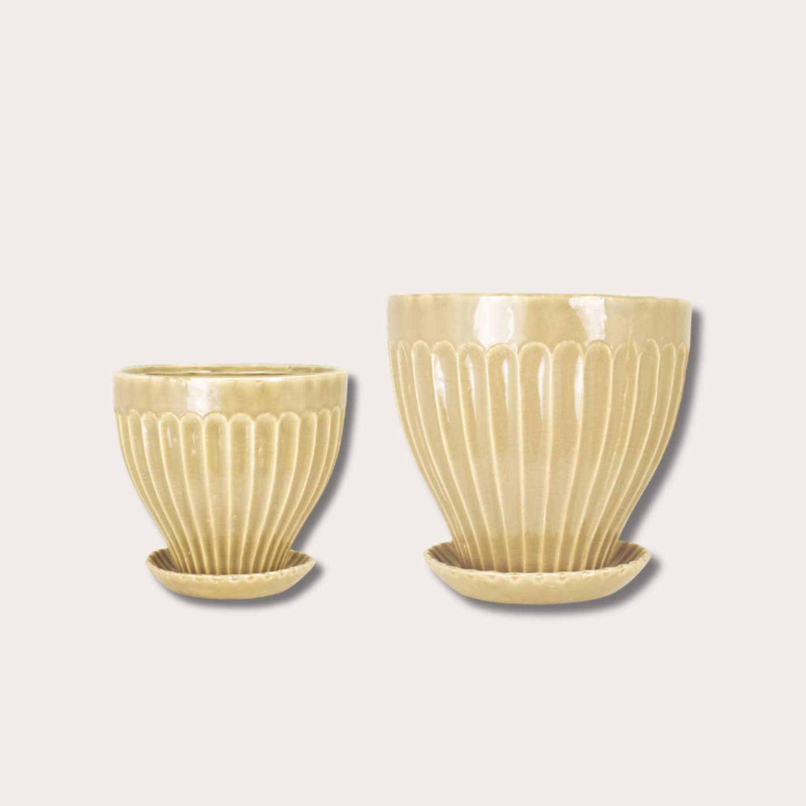 Pot - Anna - Butter yellow