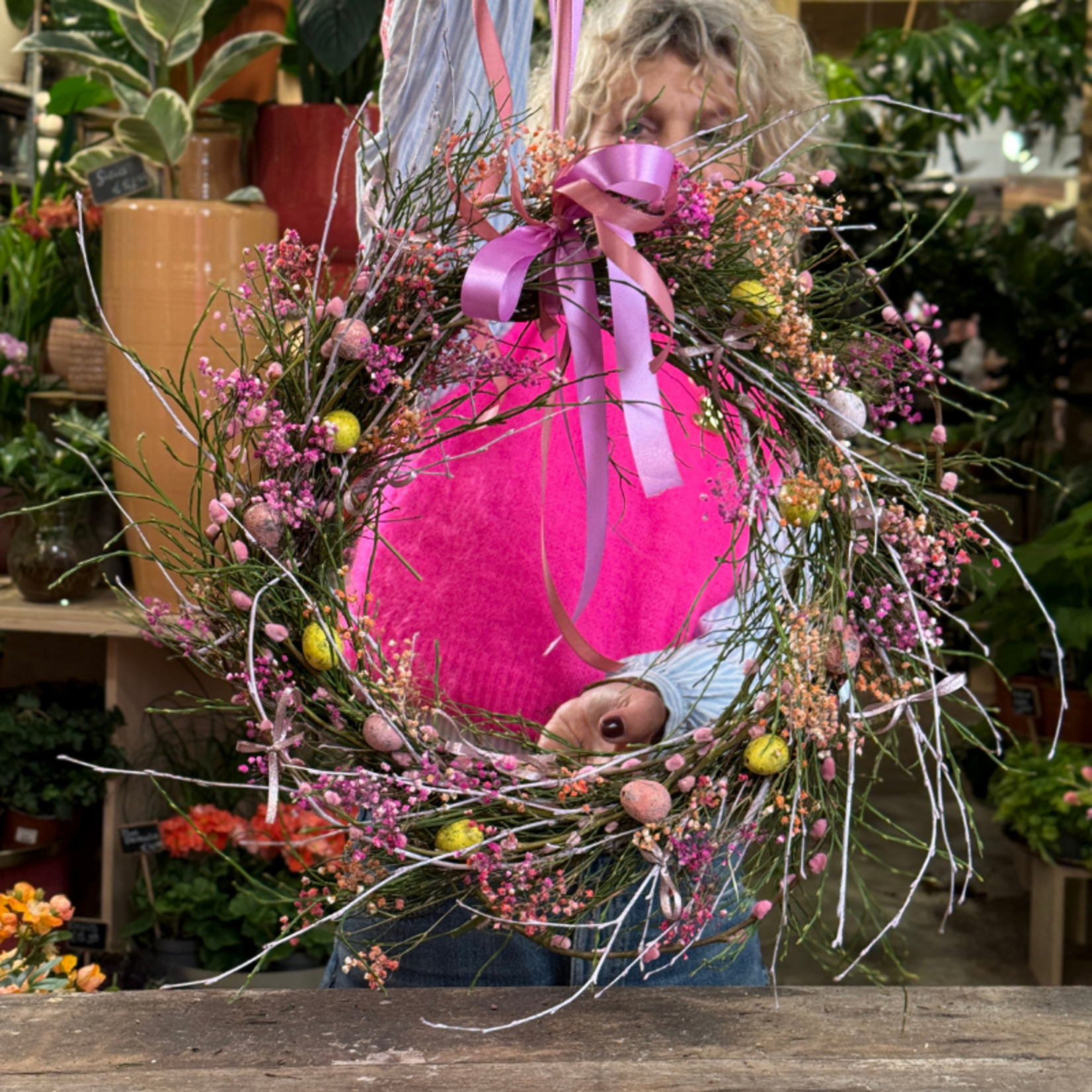 Workshop paaskrans - thuis