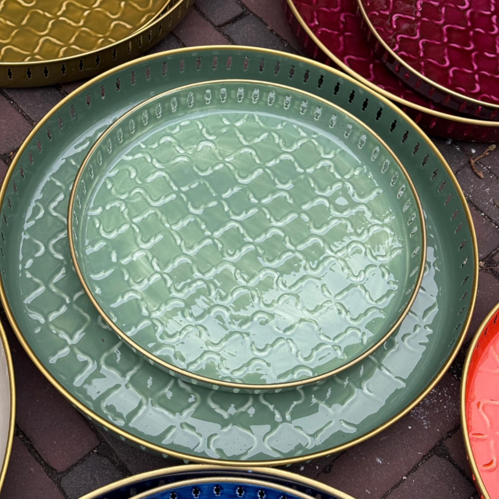 Dienblad Riviera - almond M